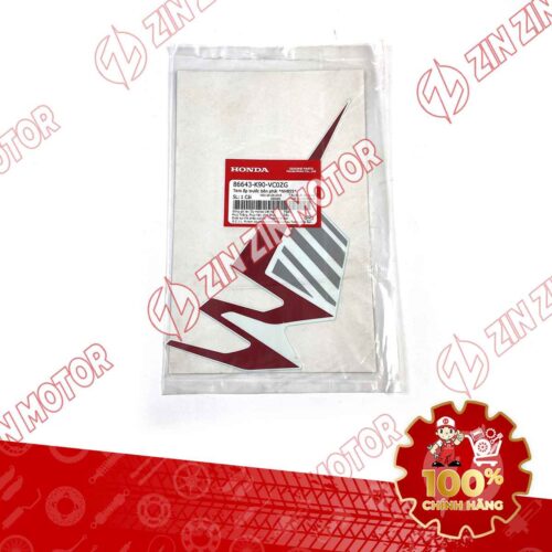 Alternative view of TEM ỐP TRƯỚC WAVE RSX 2019 2020 PHIÊN BẢN BÁNH CĂM PHANH CƠ/ĐĨA XE TRẮNG BÊN PHẢI 86643K90VC0ZG CHÍNH HÃNG