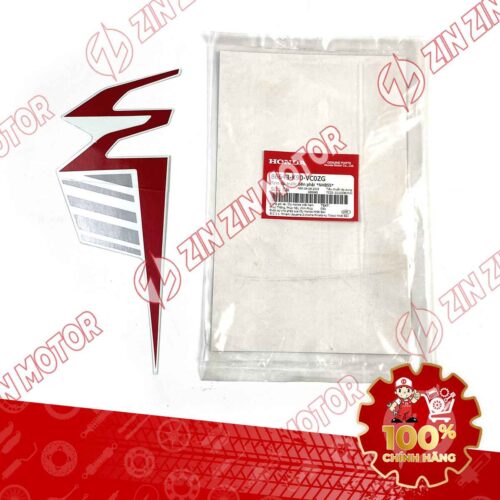 TEM ỐP TRƯỚC WAVE RSX 2019 2020 PHIÊN BẢN BÁNH CĂM PHANH CƠ/ĐĨA XE TRẮNG BÊN PHẢI 86643K90VC0ZG CHÍNH HÃNG