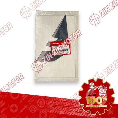 Alternative view of TEM ỐP TRƯỚC WAVE RSX 2021 2022 PHIÊN BẢN BÁNH MÂM THẮNG ĐĨA XE XANH XÁM ĐEN BÊN PHẢI 86643K90VG0ZA CHÍNH HÃNG