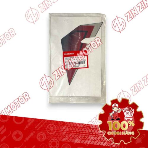 Alternative view of TEM ỐP TRƯỚC WAVE RSX 2021 2022 PHIÊN BẢN BÁNH MÂM THẮNG ĐĨA XE ĐỎ ĐEN BÊN PHẢI 86643K90VG0ZC CHÍNH HÃNG
