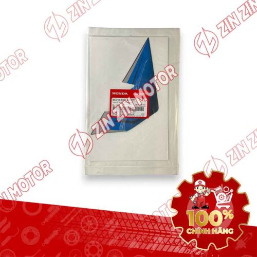 Alternative view of TEM ỐP TRƯỚC WAVE RSX 2021 2022 PHIÊN BẢN BÁNH MÂM THẮNG ĐĨA XE XANH ĐEN BÊN PHẢI 86643K90VG0ZD CHÍNH HÃNG