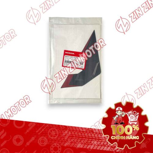 Alternative view of TEM ỐP TRƯỚC WAVE RSX 2021 2022 PHIÊN BẢN BÁNH CĂM PHANH CƠ/ĐĨA XE XÁM ĐEN BÊN PHẢI 86643K90VG0ZE CHÍNH HÃNG