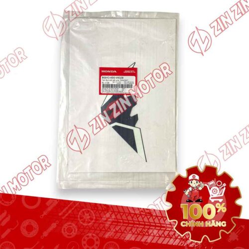 Alternative view of TEM ỐP TRƯỚC WAVE RSX 2023 PHIÊN BẢN THỂ THAO BÁNH MÂM PHANH ĐĨA XE TRẮNG BÊN PHẢI 86643K90VK0ZB CHÍNH HÃNG