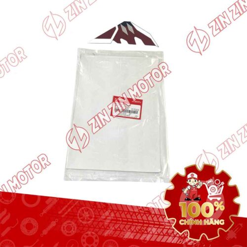 TEM ỐP TRƯỚC WAVE RSX 2023 PHIÊN BẢN TIÊU CHUẨN BÁNH CĂM PHANH CƠ (XE ĐỎ ĐEN) PHẢI 86643K90VK0ZF CHÍNH HÃNG