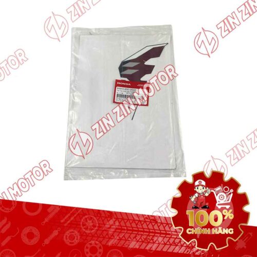 Alternative view of TEM ỐP TRƯỚC WAVE RSX 2023 PHIÊN BẢN TIÊU CHUẨN BÁNH CĂM PHANH CƠ (XE ĐỎ ĐEN) PHẢI 86643K90VK0ZF CHÍNH HÃNG