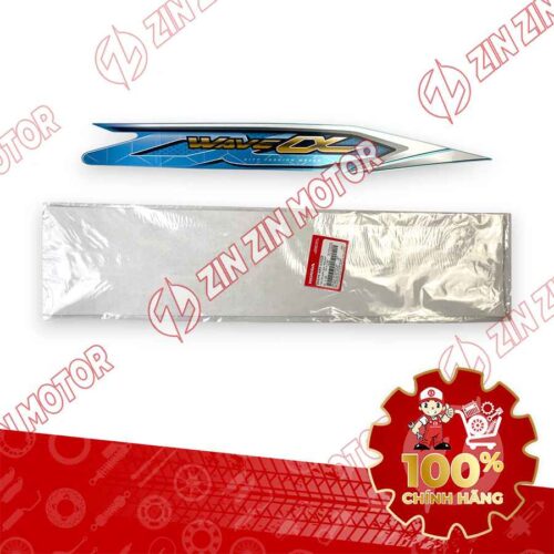 TEM ỐP SƯỜN WAVE ALPHA XE XANH NGỌC 2018 PHẢI 86644K89V20ZB CHÍNH HÃNG
