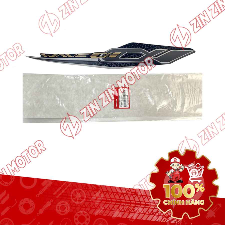 TEM ỐP SƯỜN WAVE ALPHA ĐEN BÓNG 2019-2020 PHẢI 86644K89V30ZE CHÍNH HÃNG