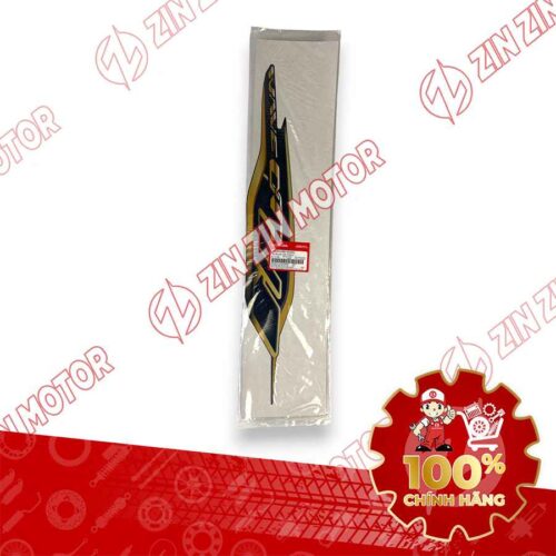 Alternative view of TEM ỐP SƯỜN WAVE ALPHA ĐEN BÓNG 2021-2022 PHẢI 86644K89V50ZD CHÍNH HÃNG