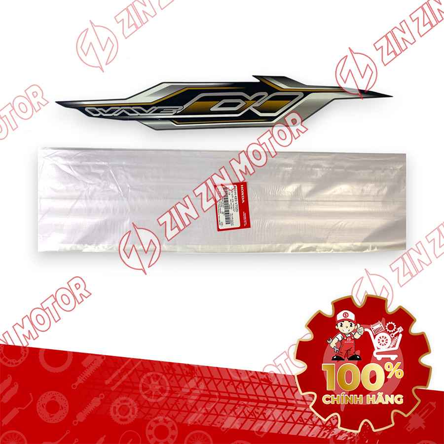TEM ỐP SƯỜN WAVE ALPHA ĐEN NHÁM 2023 PHẢI 86644K89V70ZD CHÍNH HÃNG