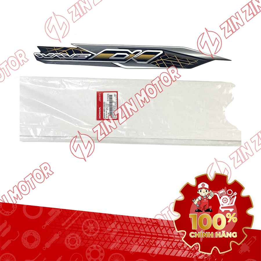 TEM ỐP SƯỜN WAVE ALPHA 2024 2025 ĐEN NHÁM 2024 PHIÊN BẢN ĐẶC BIỆT PHẢI 86644K89V90ZD CHÍNH HÃNG