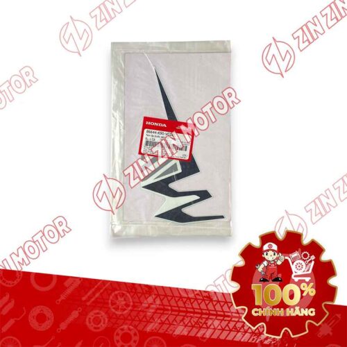 Alternative view of TEM ỐP TRƯỚC WAVE RSX 2019 2020 PHIÊN BẢN BÁNH MÂM PHANH ĐĨA XE TRẮNG ĐEN BÊN TRÁI 86644K90VC0ZC CHÍNH HÃNG