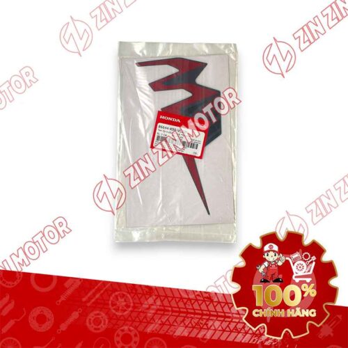 Alternative view of TEM ỐP TRƯỚC WAVE RSX 2019 2020 PHIÊN BẢN BÁNH CĂM PHANH CƠ/ĐĨA XE XÁM ĐEN BÊN TRÁI 86644K90VC0ZF CHÍNH HÃNG
