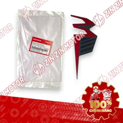 TEM ỐP TRƯỚC WAVE RSX 2019 2020 PHIÊN BẢN BÁNH CĂM PHANH CƠ/ĐĨA XE XÁM ĐEN BÊN TRÁI 86644K90VC0ZF CHÍNH HÃNG