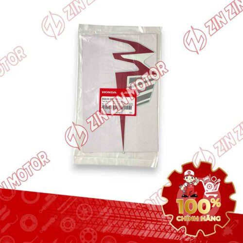 Alternative view of TEM ỐP TRƯỚC WAVE RSX 2019 2020 PHIÊN BẢN BÁNH CĂM PHANH CƠ/ĐĨA XE TRẮNG BÊN TRÁI 86644K90VC0ZG CHÍNH HÃNG