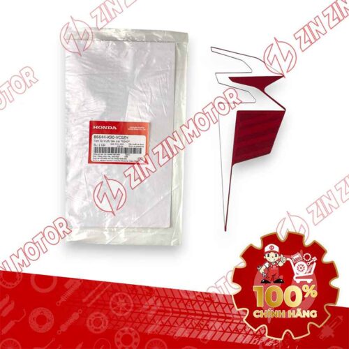 TEM ỐP TRƯỚC WAVE RSX 2019 2020 PHIÊN BẢN BÁNH CĂM PHANH CƠ/ĐĨA XE ĐỎ BÊN TRÁI 86644K90VC0ZH CHÍNH HÃNG