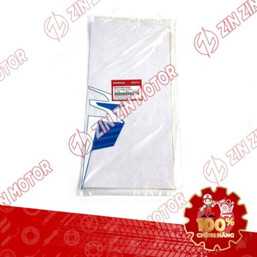 Alternative view of TEM ỐP TRƯỚC WAVE RSX 2019 2020 PHIÊN BẢN BÁNH CĂM PHANH CƠ/ĐĨA XE XANH BÊN TRÁI 86644K90VC0ZJ CHÍNH HÃNG