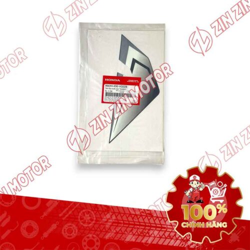 Alternative view of TEM ỐP TRƯỚC WAVE RSX 2021 2022 PHIÊN BẢN BÁNH MÂM THẮNG ĐĨA XE TRẮNG ĐEN BÊN TRÁI 86644K90VG0ZB CHÍNH HÃNG