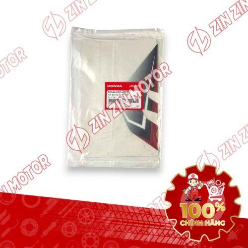 Alternative view of TEM ỐP TRƯỚC WAVE RSX 2021 2022 PHIÊN BẢN BÁNH CĂM PHANH CƠ/ĐĨA XE TRẮNG ĐEN BÊN TRÁI 86644K90VG0ZF CHÍNH HÃNG