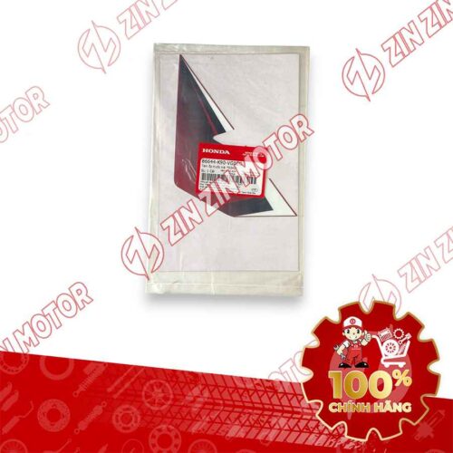 Alternative view of TEM ỐP TRƯỚC WAVE RSX 2021 2022 PHIÊN BẢN BÁNH CĂM PHANH CƠ/ĐĨA XE ĐỎ ĐEN BÊN TRÁI 86644K90VG0ZG CHÍNH HÃNG