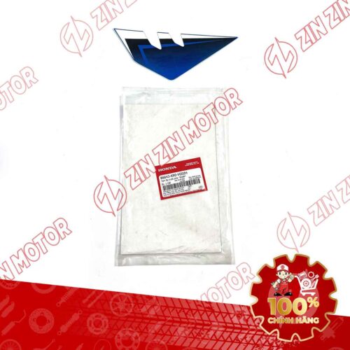 Alternative view of TEM ỐP TRƯỚC WAVE RSX 2021 2022 PHIÊN BẢN BÁNH CĂM PHANH CƠ/ĐĨA XE XANH ĐEN BÊN TRÁI 86644K90VG0ZH CHÍNH HÃNG