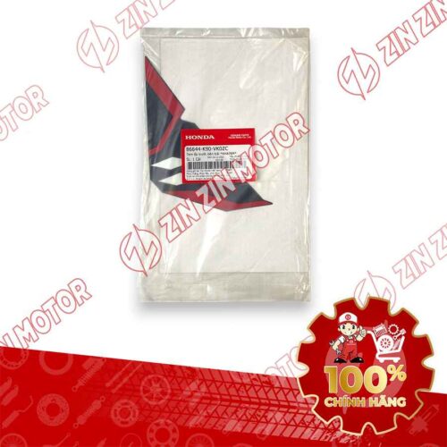 Alternative view of TEM ỐP TRƯỚC WAVE RSX 2023 PHIÊN BẢN THỂ THAO BÁNH MÂM PHANH ĐĨA XE ĐỎ BÊN TRÁI 86644K90VK0ZC CHÍNH HÃNG