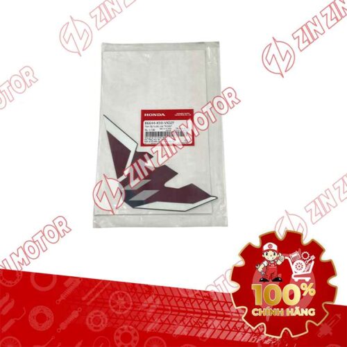 Alternative view of TEM ỐP TRƯỚC WAVE RSX 2023 PHIÊN BẢN TIÊU CHUẨN BÁNH CĂM PHANH CƠ (XE ĐỎ ĐEN) TRÁI 86644K90VK0ZF CHÍNH HÃNG