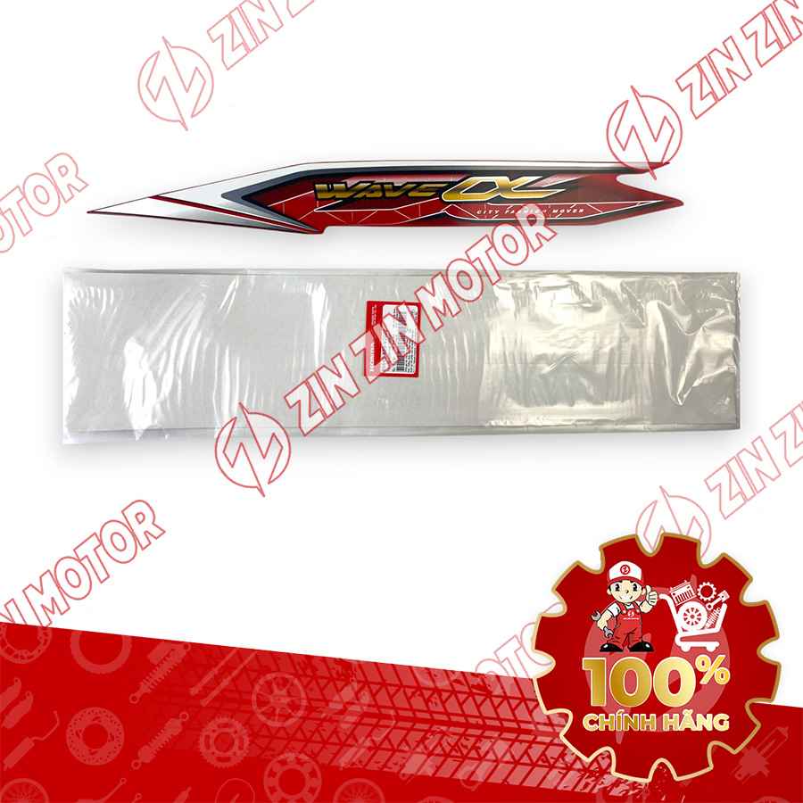 TEM ỐP SƯỜN WAVE ALPHA XE ĐỎ 2018 TRÁI 86645K89V20ZE CHÍNH HÃNG