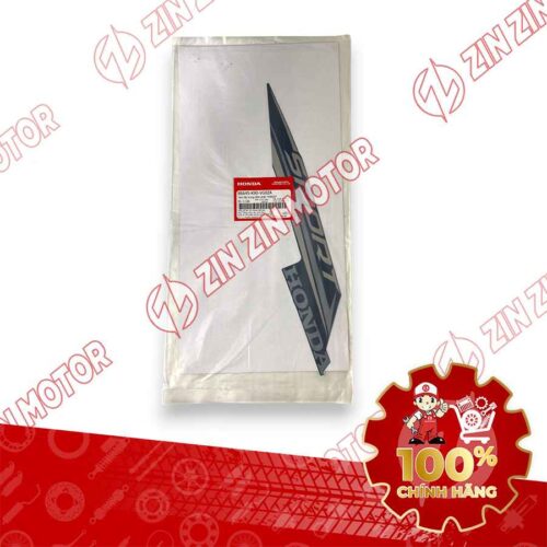 Alternative view of TEM ỐP TRUNG TÂM WAVE RSX 2021 2022 PHIÊN BẢN BÁNH MÂM THẮNG ĐĨA XE XANH XÁM ĐEN BÊN PHẢI 86645K90VG0ZA CHÍNH HÃNG