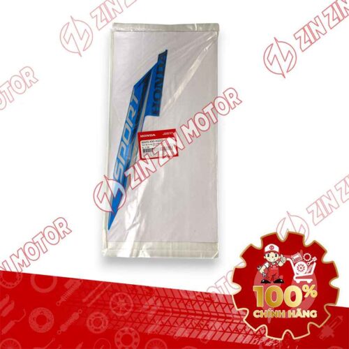 Alternative view of TEM ỐP TRUNG TÂM WAVE RSX 2021 2022 PHIÊN BẢN BÁNH MÂM THẮNG ĐĨA XE XANH BÊN PHẢI 86645K90VG0ZD CHÍNH HÃNG