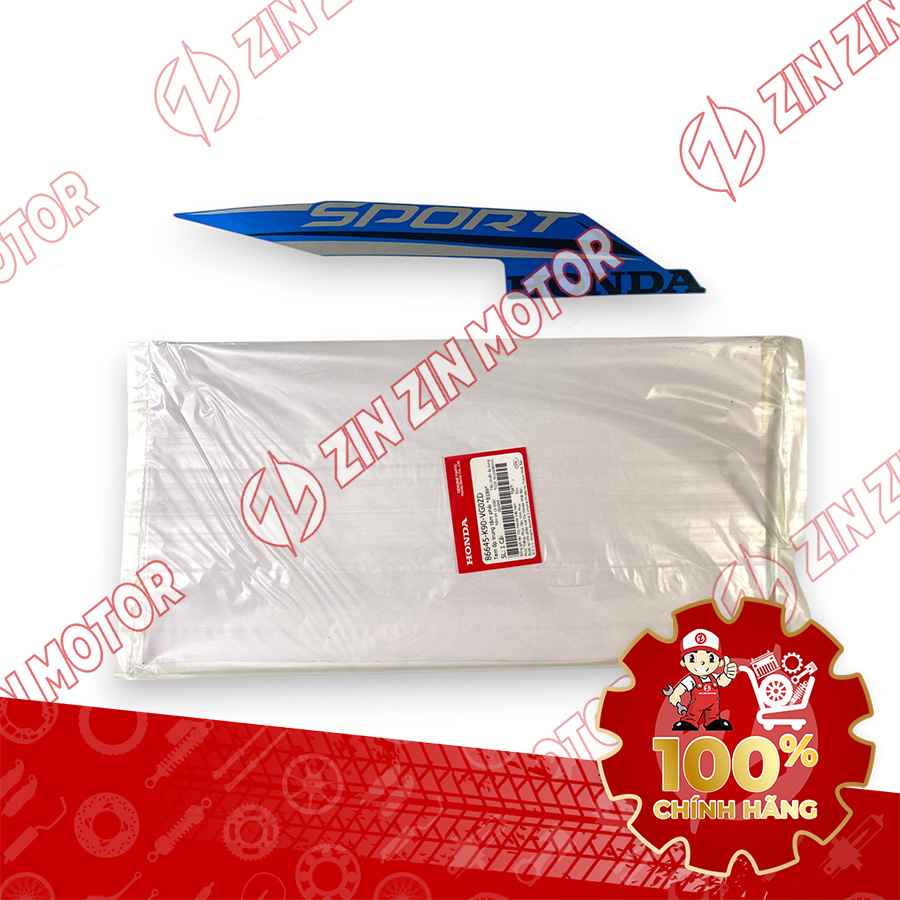 TEM ỐP TRUNG TÂM WAVE RSX 2021 2022 PHIÊN BẢN BÁNH MÂM THẮNG ĐĨA XE XANH BÊN PHẢI 86645K90VG0ZD CHÍNH HÃNG