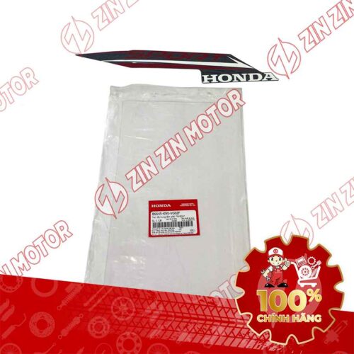 TEM ỐP TRUNG TÂM WAVE RSX 2021 2022 PHIÊN BẢN BÁNH CĂM PHANH CƠ/ĐĨA XE TRẮNG BÊN PHẢI 86645K90VG0ZF CHÍNH HÃNG