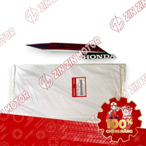 TEM ỐP TRUNG TÂM WAVE RSX 2021 2022 PHIÊN BẢN BÁNH CĂM PHANH CƠ/ĐĨA XE ĐỎ BÊN PHẢI 86645K90VG0ZG CHÍNH HÃNG