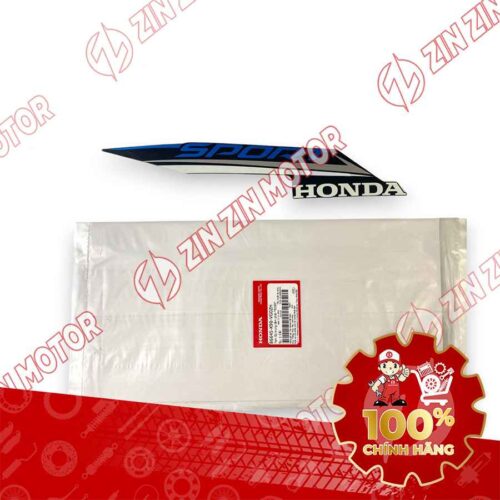 TEM ỐP TRUNG TÂM WAVE RSX 2021 2022 PHIÊN BẢN BÁNH CĂM PHANH CƠ/ĐĨA XE XANH ĐEN BÊN PHẢI 86645K90VG0ZH CHÍNH HÃNG