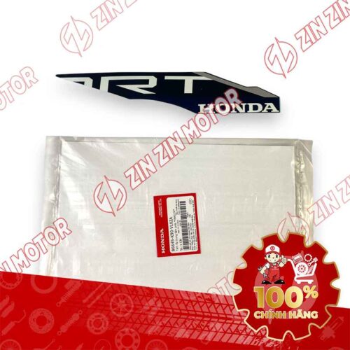 TEM ỐP TRUNG TÂM WAVE RSX 2023 PHIÊN BẢN THỂ THAO BÁNH MÂM PHANH ĐĨA XE XANH ĐẬM BÊN PHẢI 86645K90VL0ZA CHÍNH HÃNG