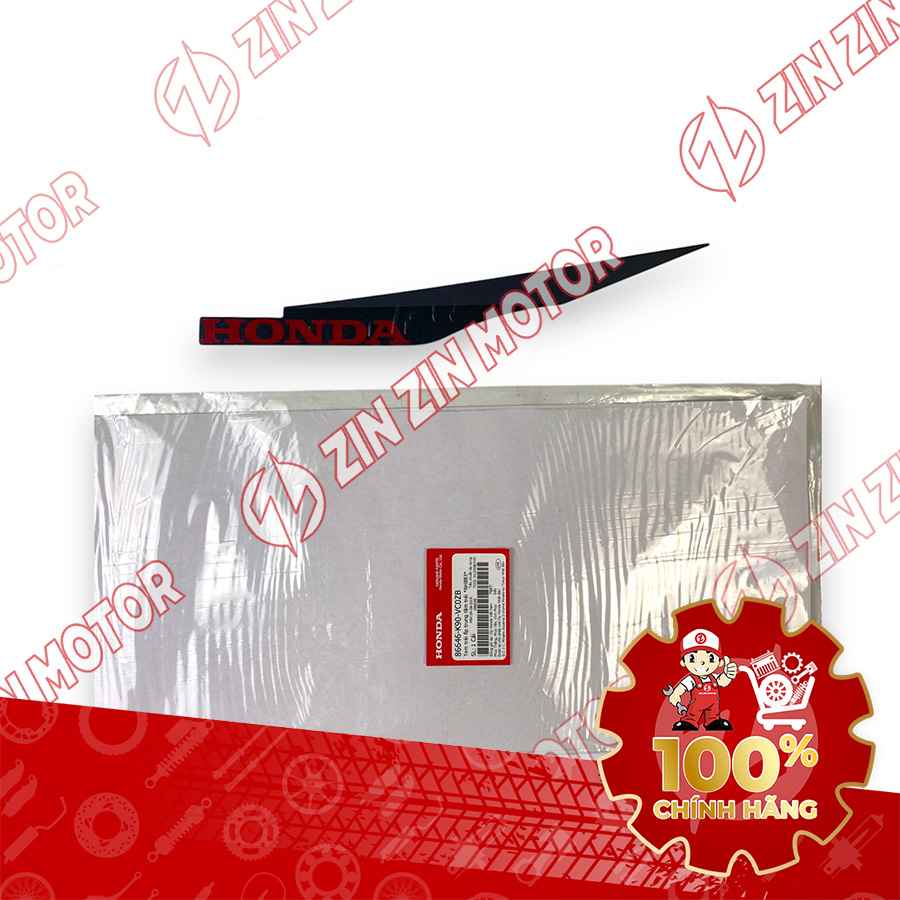 TEM ỐP TRUNG TÂM WAVE RSX 2019 2020 PHIÊN BẢN BÁNH MÂM PHANH ĐĨA XE XÁM ĐỎ BÊN TRÁI 86646K90VC0ZB CHÍNH HÃNG