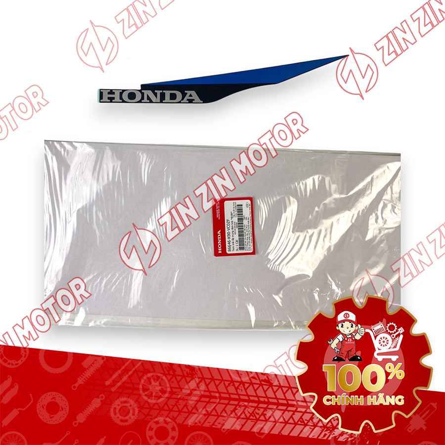 TEM ỐP TRUNG TÂM WAVE RSX 2019 2020 PHIÊN BẢN BÁNH CĂM PHANH CƠ/ĐĨA | PHIÊN BẢN BÁNH MÂM PHANH ĐĨA XE XANH ĐEN BÊN TRÁI 86646K90VC0ZF CHÍNH HÃNG
