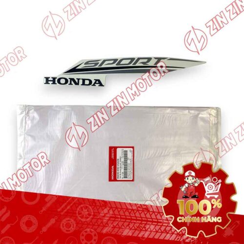 TEM ỐP TRUNG TÂM WAVE RSX 2021 2022 PHIÊN BẢN BÁNH MÂM THẮNG ĐĨA XE TRẮNG BÊN TRÁI 86646K90VG0ZB CHÍNH HÃNG