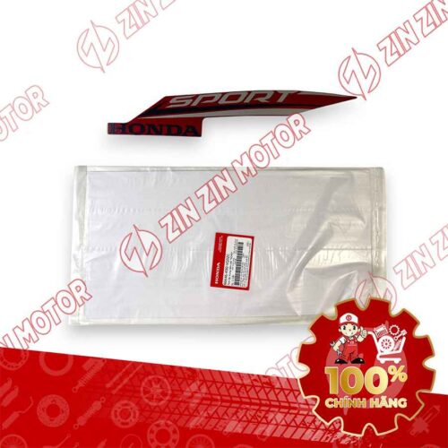 TEM ỐP TRUNG TÂM WAVE RSX 2021 2022 PHIÊN BẢN BÁNH MÂM THẮNG ĐĨA XE ĐỎ BÊN TRÁI 86646K90VG0ZC CHÍNH HÃNG