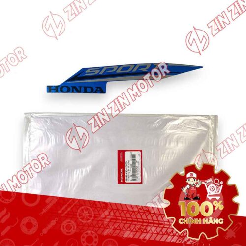 TEM ỐP TRUNG TÂM WAVE RSX 2021 2022 PHIÊN BẢN BÁNH MÂM THẮNG ĐĨA XE XANH BÊN TRÁI 86646K90VG0ZD CHÍNH HÃNG