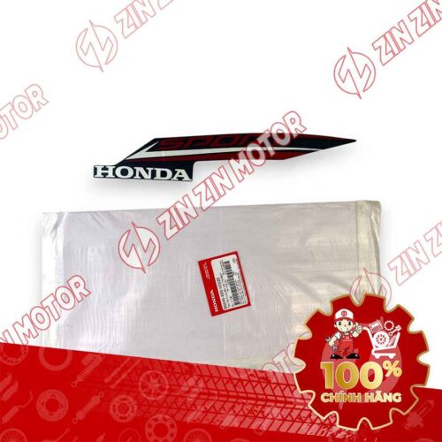 TEM ỐP TRUNG TÂM WAVE RSX 2021 2022 PHIÊN BẢN BÁNH CĂM PHANH CƠ/ĐĨA XE XÁM ĐEN BÊN TRÁI 86646K90VG0ZE CHÍNH HÃNG