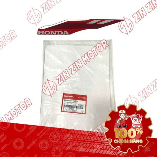 TEM ỐP TRUNG TÂM WAVE RSX 2023 PHIÊN BẢN TIÊU CHUẨN BÁNH CĂM PHANH CƠ (XE ĐỎ ĐEN) TRÁI 86646K90VK0ZB CHÍNH HÃNG