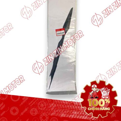 Alternative view of TEM ỐP SƯỜN WAVE RSX 2019 2020 PHIÊN BẢN BÁNH MÂM PHANH ĐĨA XE XÁM ĐỎ BÊN PHẢI MIẾNG TRÊN 86647K90VE0ZB CHÍNH HÃNG