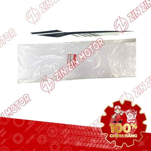 TEM ỐP SƯỜN WAVE RSX 2019 2020 PHIÊN BẢN BÁNH MÂM PHANH ĐĨA XE TRẮNG ĐEN BÊN PHẢI MIẾNG TRÊN 86647K90VE0ZC CHÍNH HÃNG