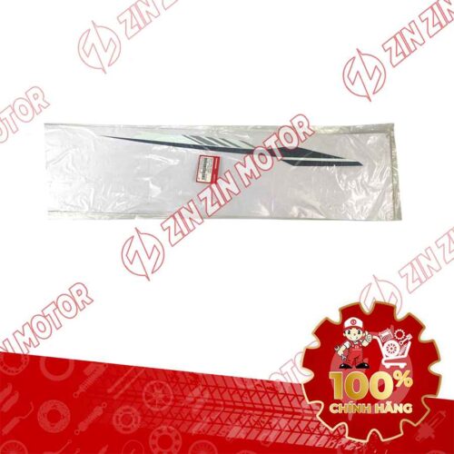 Alternative view of TEM ỐP SƯỜN WAVE RSX 2019 2020 PHIÊN BẢN BÁNH MÂM PHANH ĐĨA XE TRẮNG ĐEN BÊN PHẢI MIẾNG TRÊN 86647K90VE0ZC CHÍNH HÃNG