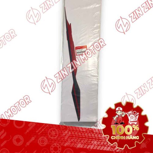 Alternative view of TEM ỐP SƯỜN WAVE RSX 2019 2020 PHIÊN BẢN BÁNH MÂM PHANH ĐĨA XE ĐỎ ĐEN BÊN PHẢI MIẾNG TRÊN 86647K90VE0ZD CHÍNH HÃNG