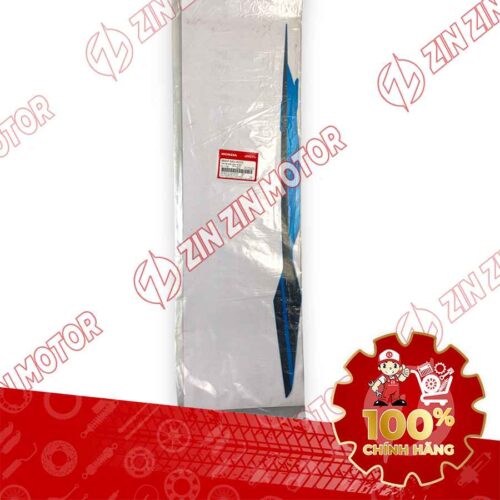 Alternative view of TEM ỐP SƯỜN WAVE RSX 2019 2020 PHIÊN BẢN BÁNH MÂM PHANH ĐĨA XE XANH ĐEN BÊN PHẢI MIẾNG TRÊN 86647K90VE0ZE CHÍNH HÃNG
