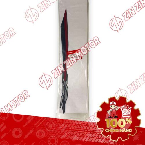 Alternative view of TEM ỐP SƯỜN WAVE RSX 2021 2022 PHIÊN BẢN BÁNH CĂM PHANH CƠ/ĐĨA XE XÁM ĐEN BÊN PHẢI MIẾNG TRÊN 86647K90VG0ZE CHÍNH HÃNG