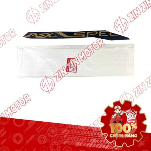 TEM ỐP SƯỜN WAVE RSX 2023 PHIÊN BẢN ĐẶC BIỆT BÁNH CĂM PHANH ĐĨA (XE ĐEN NHÁM) TEM PHẢI TRÊN 86647K90VJ0ZA CHÍNH HÃNG