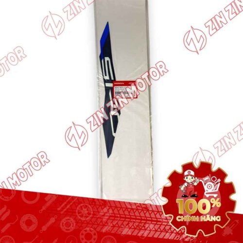 Alternative view of TEM ỐP SƯỜN WAVE RSX 2023 PHIÊN BẢN THỂ THAO BÁNH MÂM PHANH ĐĨA XE XANH ĐẬM BÊN PHẢI MIẾNG TRÊN 86647K90VL0ZA CHÍNH HÃNG