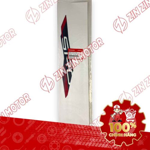 Alternative view of TEM ỐP SƯỜN WAVE RSX 2023 PHIÊN BẢN THỂ THAO BÁNH MÂM PHANH ĐĨA XE ĐỎ BÊN PHẢI MIẾNG TRÊN 86647K90VL0ZC CHÍNH HÃNG